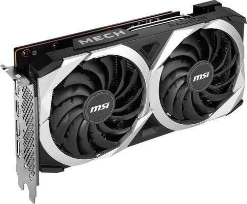 MSI Gaming Radeon RX 7600 128-bit 8GB GDDR6 DP/HDMI Dual Torx 3.0 Fans FreeSync DirectX 12 VR Ready OC Graphics Card (RX 7600 MECH 2X Classic 8G OC) in Saudi Arabia