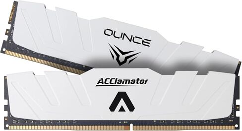 ذاكرة الوصول العشوائي DDR5 سعة 48 جيجابايت بسرعة 6000 ميجا هرتز (24 جيجابايت - 6000 ميجا هرتز × 2، PC4-48000) ذاكرة الكمبيوتر المكتبي (DIMM) CL46 (مع مبدد حراري أبيض)... in Kuwait