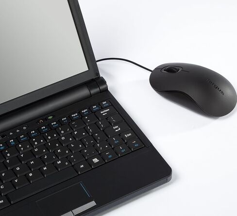 تارغوس ماوس ضوئي 3 ازرار USB بالحجم الكامل مع سلك USB بطول 6 قدم، يدعم ويندوز وماك، اسود (AMU81USZ) in Kuwait
