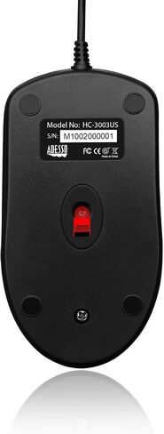 Adesso 3 Button Desktop PS/2 Optical Scroll Mouse, Black in Saudi Arabia