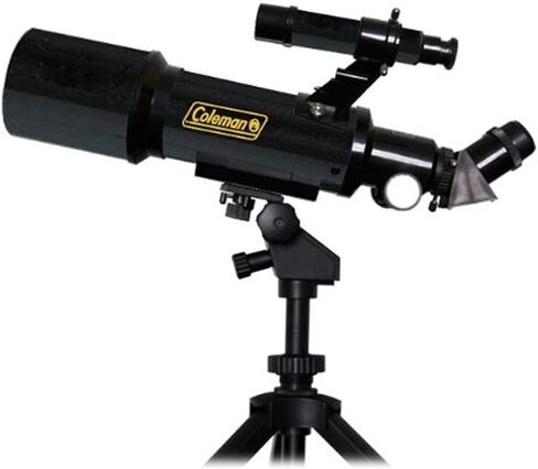 Coleman AT70 AstroWatch Portable 70mm Refractor Telescope with Portable Tripod & Carrying Case Black in Saudi Arabia