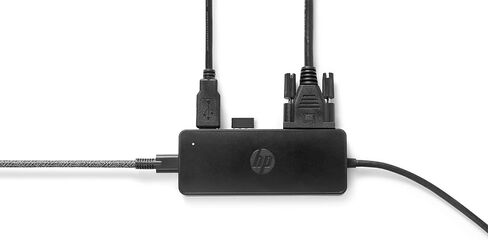 HP USB-C® Travel Hub G2 - Multi Port Dongle for Charging, Accessories, and Connecting an Extra Display - HDMI, VGA, and Two USB-A 3.0 Ports - Scalable Power with 45W, 65W, or 90W Adapter in Saudi Arabia