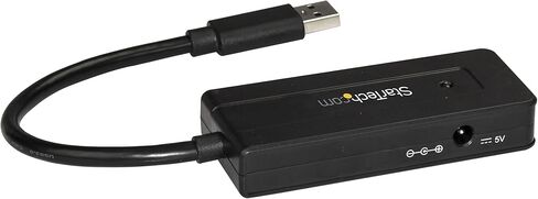 موزع USB 3.0 محمول 4 منافذ, اسود in Saudi Arabia