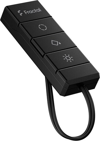 فراكتال ديزاين 2 وحدة تحكم يدوية ARGB قابلة للتعديل لجميع شرائط مراوح LED ايه ار جي بي القياسية 5 فولت والاجهزة، محول كيبل Y متضمن in Kuwait