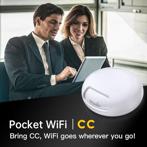 راوتر مودم NRadio 4G LTE مع فتحة لبطاقة SIM، حجم الجيب N300 نقطة اتصال متنقلة واي فاي غير مقفلة لمركبات RV والسفر والإجازات والتخييم في المناطق النائية. يتصل بما يصل إلى 16 جهازًا، بدون بطارية in Kuwait