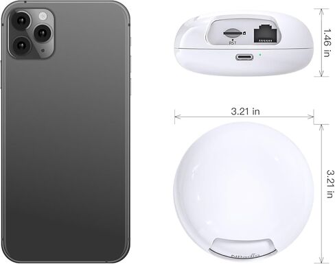 راوتر مودم NRadio 4G LTE مع فتحة لبطاقة SIM، حجم الجيب N300 نقطة اتصال متنقلة واي فاي غير مقفلة لمركبات RV والسفر والإجازات والتخييم في المناطق النائية. يتصل بما يصل إلى 16 جهازًا، بدون بطارية in Kuwait