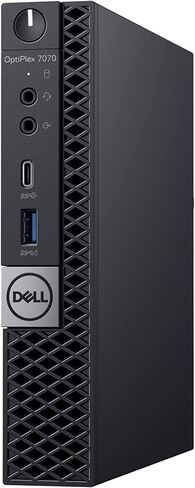 Dell OptiPlex 7070 Business Micro Desktop Computer, Intel Octa-Core i7 9700T Up to 4.3GHz, 32GB DDR4 RAM, 1TB PCIe SSD, 802.11AC WiFi, Bluetooth 5.0, Displayport, Type-C, Windows 10 Pro (Renewed) in Kuwait