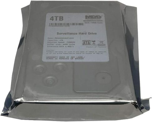 MaxDigitalData 4TB 64MB Cache 7200PM SATA 6. 0Gb/s 3. 5 بوصة للمراقبة الداخليةCCTV DVR (MD4000GSA6472DVR) - ضمان لمدة عامين in Saudi Arabia