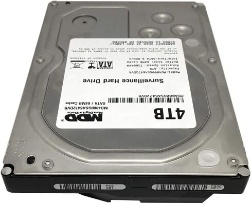 MaxDigitalData 4TB 64MB Cache 7200PM SATA 6. 0Gb/s 3. 5 بوصة للمراقبة الداخليةCCTV DVR (MD4000GSA6472DVR) - ضمان لمدة عامين in Saudi Arabia