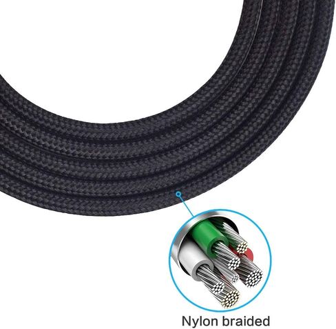 كيبل تمديد صوتي بديل لسماعات الراس من لوسجاور متوافق مع سماعات سينهايزر G4ME ONE ONE وجيم زيرو والكمبيوتر 373D وGSP 350 وGSP 500 وGSP 600 (2 متر/6.6 قدم) in Kuwait