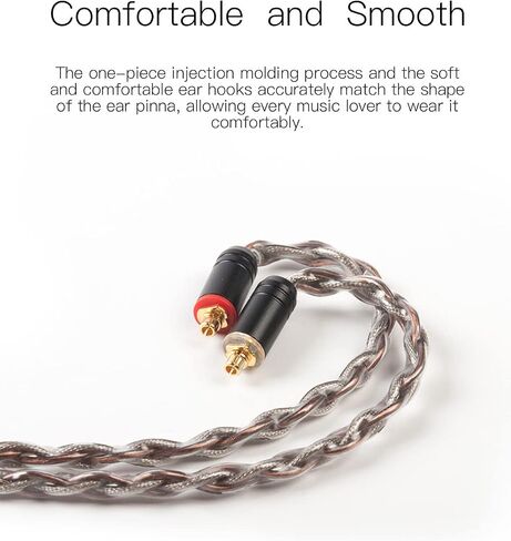 كابل KBEAR Rhyme 2Pin IEM 8 كور مطور من النحاس والفضة الهجين لسماعات الأذن كابل بديل لشاشة الأذن لـ KZ EDX ZS10pro ZST AS10 TRN V90 T3 C10 BLON BL03 KS2 KS1 in Kuwait