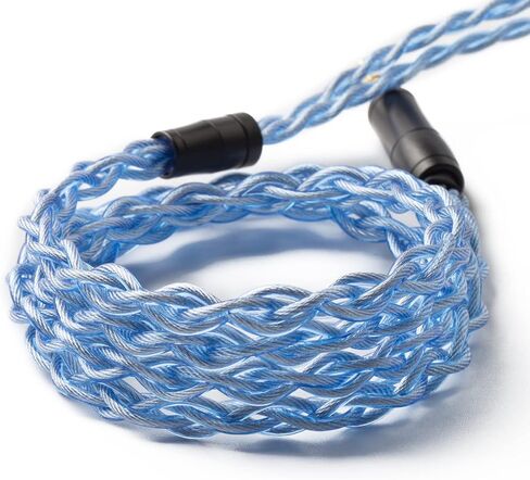 كابل KBEAR Rhyme 2Pin IEM 8 كور مطور من النحاس والفضة الهجين لسماعات الأذن كابل بديل لشاشة الأذن لـ KZ EDX ZS10pro ZST AS10 TRN V90 T3 C10 BLON BL03 KS2 KS1 in Kuwait