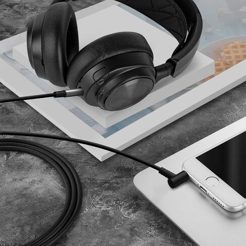 GEEKRIA Audio Cable Compatible with SteelSeries Arctis Nova Pro Wireless X, 7P Wireless, 7X Wireless, 1P, 1X, 1 Cable, 3.5mm 5 Pole Aux Replacement Stereo Cord (4 ft/1.2 m) in Saudi Arabia