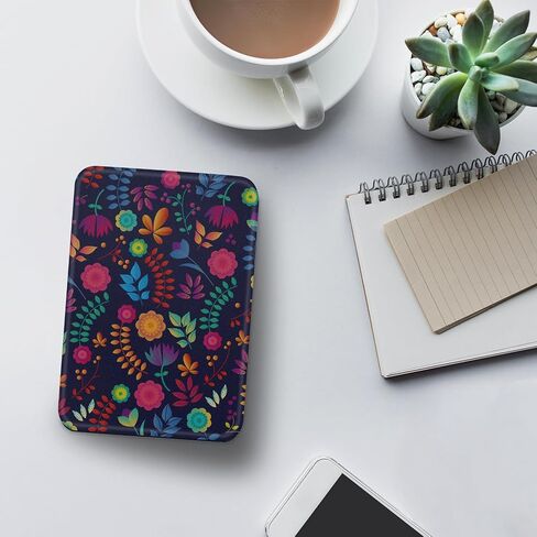 MOROCK Slim Case for 6" Kindle Paperwhite(10th Generation, 2018 Release),Fits 2018 Kindle Paperwhite 10th Gen (Model No. PQ94WIF),Lightweight PU Leather Cover,Oil Painting Flowers in Kuwait