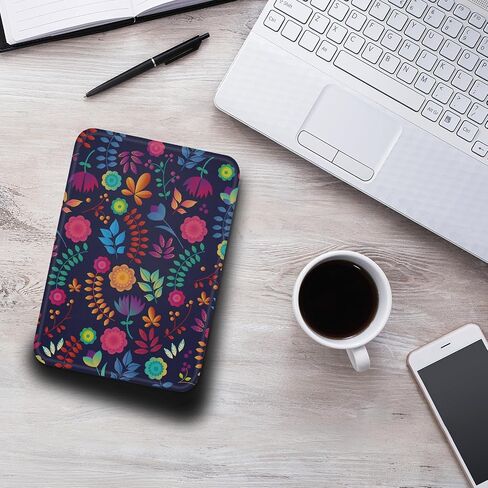 MOROCK Slim Case for 6" Kindle Paperwhite(10th Generation, 2018 Release),Fits 2018 Kindle Paperwhite 10th Gen (Model No. PQ94WIF),Lightweight PU Leather Cover,Oil Painting Flowers in Kuwait