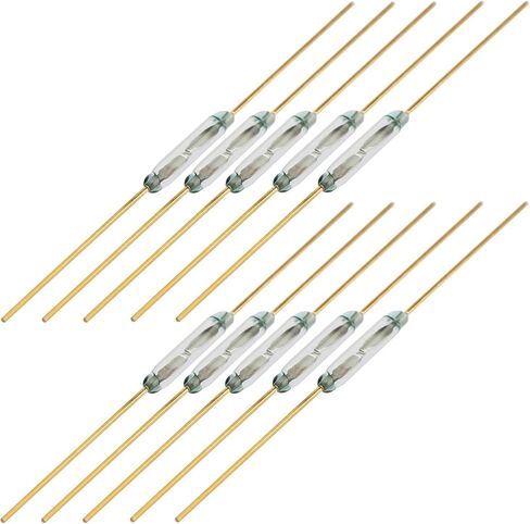 DIYhz Reed Switch GPS-14A 14mm Plastic Anti-Interference Normally Open Magnetic Control Switch 10PCS in Kuwait