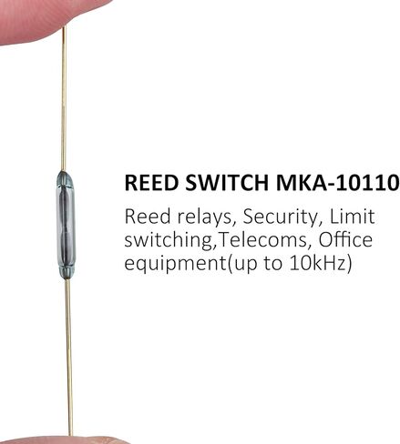 DIYhz Reed Switch GPS-14A 14mm Plastic Anti-Interference Normally Open Magnetic Control Switch 10PCS in Kuwait