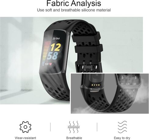 Sport Bands Compatible with Fitbit Charge 6 Activity Tracker in Saudi Arabia