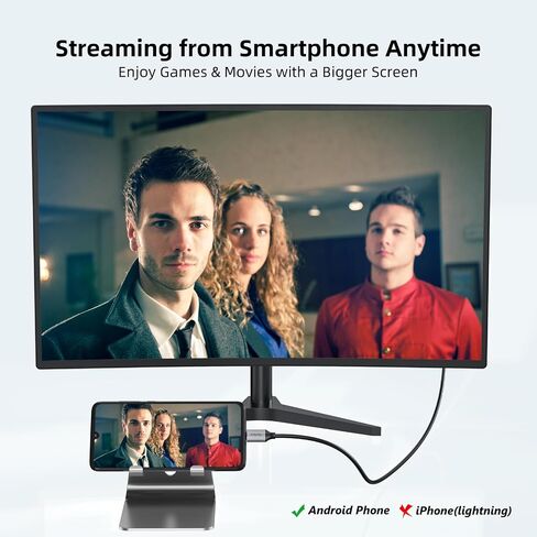 Short USB C to HDMI Cable 1.5FT, 4K UHD (NOT Mini HDMI) in Kuwait