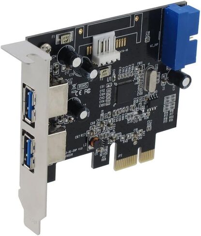 Sedna - PCI Express USB 3.0 4-Port Adapter (2E 2I (20 Pin Internal Port)) with Low Profile Bracket, Support Win 8 UASP in Saudi Arabia