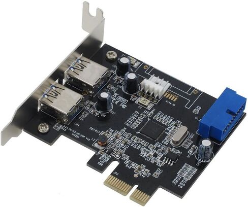 Sedna - PCI Express USB 3.0 4-Port Adapter (2E 2I (20 Pin Internal Port)) with Low Profile Bracket, Support Win 8 UASP in Saudi Arabia
