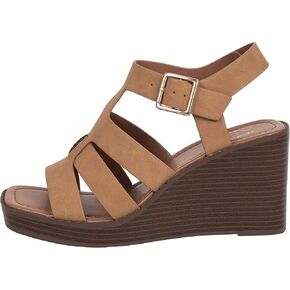 Kassie Daniela ~ BUNNY ~ Womens Open Toe Dressy Buckle Strap Platform Sandals Ankle Strap Wedges Fisherman Sandals in Saudi Arabia