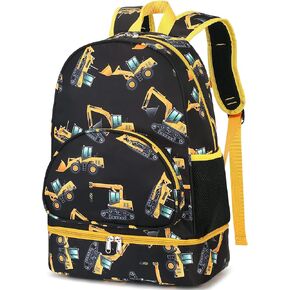 حقيبة ظهر LEDAOU للغداء للأطفال مع حجرة الغداء للأولاد والبنات حقيبة الكتب المعزولة لمرحلة ما قبل المدرسة الابتدائية in Kuwait