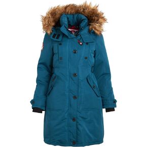CANADA WEATHER GEAR Women's Winter Coat - Stadium Parka Jacket, Fur Trim Hood (S-XL) in Kuwait