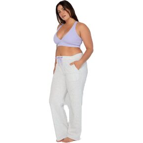 Smart & Sexy womens Comfort Cotton Boyfriend Fleece Lounge Pants
