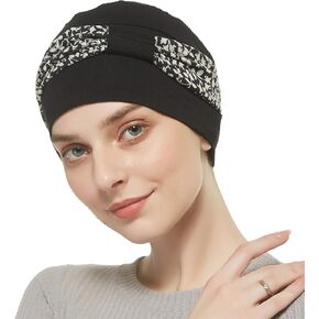Bamboo Double Layered Comfort Beanie for Cancer Patient, Chemo Patient, Hats for Cancer Chemo Patients Women