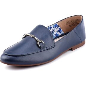 JENN ARDOR Loafers for Women Flats Shoes Womens Penny Loafers Slip On Pointed Toe Comfortable Office Work Driving Flats Fashion Dress Shoes for Women