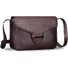 Genuine Leather Crossbody Bags for Women Handmade Ladies Satchel Vintage Purses Handbags in Saudi Arabia