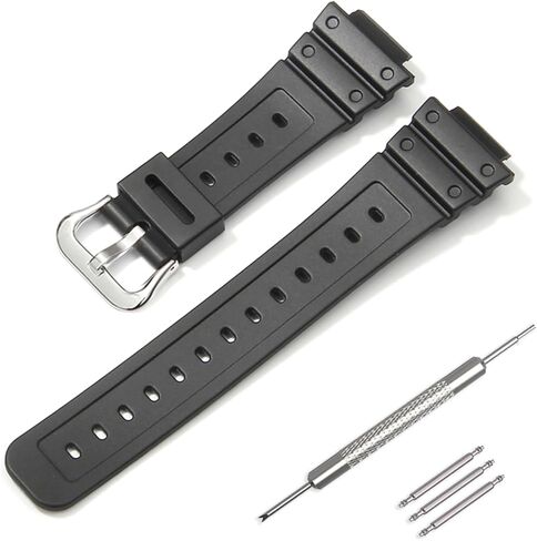 سوار ساعة بديل من الراتنج الطبيعي من RBIPO لساعة Casio G-Shock DW-5900 GW-5000 DW-6695 DW-6900 G-6900 GW-M5610 DW-5600E GW-6900 للرجال والنساء in Kuwait