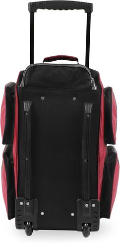 Fila 22" Lightweight Carry On Rolling Duffel Bag, Black, One Size in Saudi Arabia