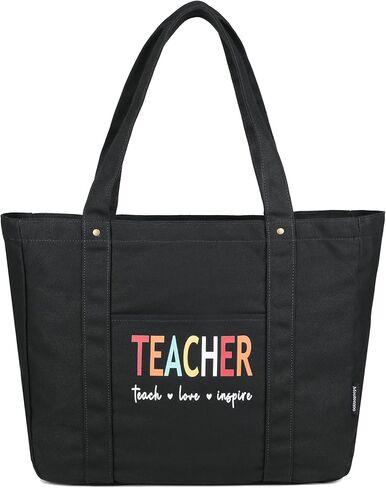 حقيبة يد نسائية من Mouteenoo مع سحاب للإغلاق وحقيبة كتف من القماش كهدية تقدير للمعلم وحجرة الكمبيوتر المحمول in Kuwait