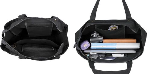 حقيبة يد نسائية من Mouteenoo مع سحاب للإغلاق وحقيبة كتف من القماش كهدية تقدير للمعلم وحجرة الكمبيوتر المحمول in Kuwait