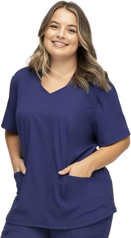 HeartSoul Break On Through Women Scrubs Top V-Neck HS797 in Kuwait