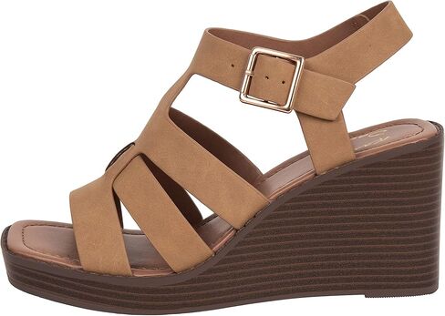 Kassie Daniela ~ BUNNY ~ Womens Open Toe Dressy Buckle Strap Platform Sandals Ankle Strap Wedges Fisherman Sandals in Kuwait
