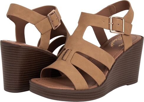 Kassie Daniela ~ BUNNY ~ Womens Open Toe Dressy Buckle Strap Platform Sandals Ankle Strap Wedges Fisherman Sandals in Kuwait