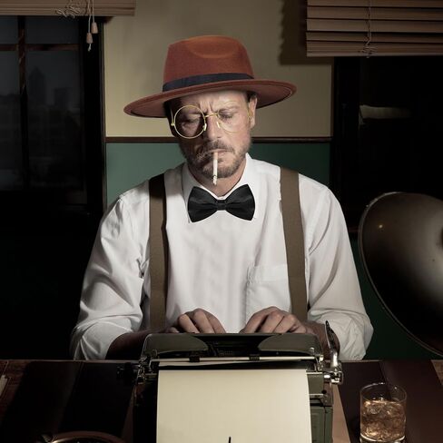 Kasyat 6 قطع من إكسسوارات زي المباحث المفتش الكبار Clouseau زي المحقق قبعة إكسسوارات الأدوات للهالوين in Kuwait