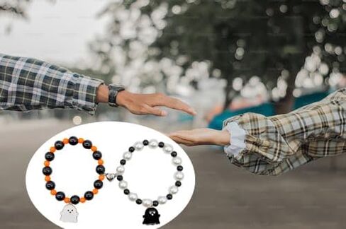 ZhxshwHdd Matching Bracelets For Best Friends Spider Couples Relationship Bff Matching Bracelets For Bf And Gf Friendship Bracelets For 2 Best Friends Halloween Bracelets in Kuwait