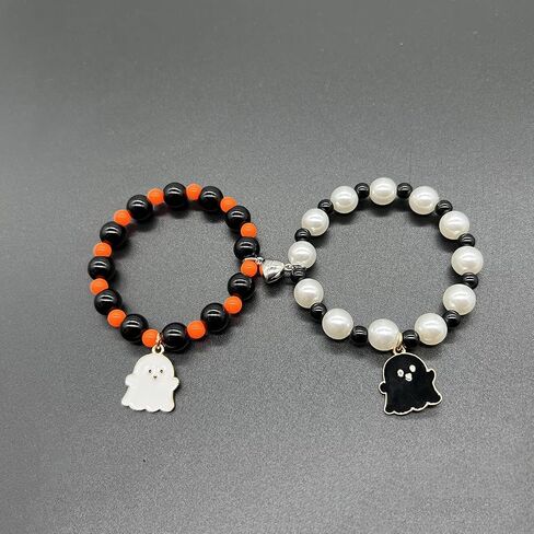 ZhxshwHdd Matching Bracelets For Best Friends Spider Couples Relationship Bff Matching Bracelets For Bf And Gf Friendship Bracelets For 2 Best Friends Halloween Bracelets in Kuwait