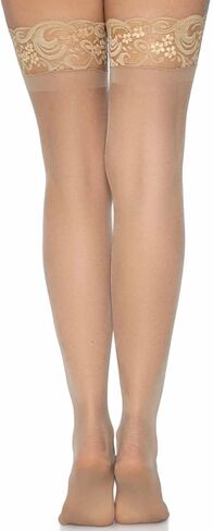 حذاء Leg Avenue للسيدات مصنوع من الألياف اللدنة الشفافة مع جزء علوي من الدانتيل من السيليكون in Kuwait