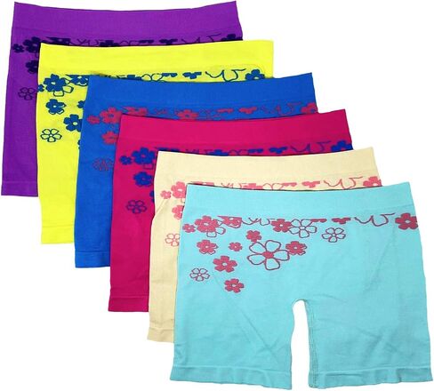 I&S Little Girls Bike Shorts ملابس داخلية للرقص، 6، 12 عبوة للعب الرياضي أو تحت التنانير in Kuwait