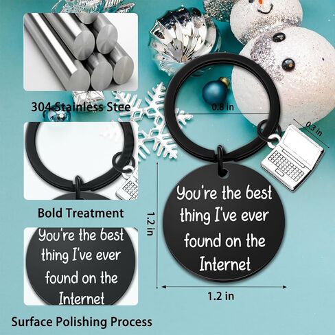 Gifts for Boyfriend Husband Teens Funny Keychain Anniversary Birthday Valentines Day Christmas Gifts for Women Men Stocking Stuffers for Men I Love You Gifts for Him Her Wife Cute Cool Trendy Stuff in Saudi Arabia