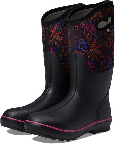 BOGS Women's Classic II-Paradise Snow Boot, Black Multi, 7 in Saudi Arabia