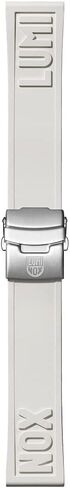 Luminox Men's White 24mm Rubber Cut-To-Fit Watch Strap in Saudi Arabia