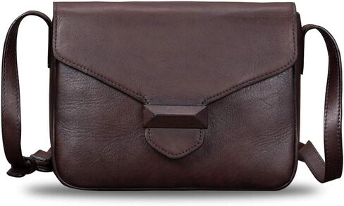 Genuine Leather Crossbody Bags for Women Handmade Ladies Satchel Vintage Purses Handbags in Saudi Arabia