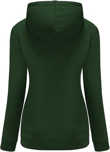 Sopliagon Women Zip Up Hoodie Sweatshirt Long Sleeve Fleece Hooded Jacket Coat in Saudi Arabia