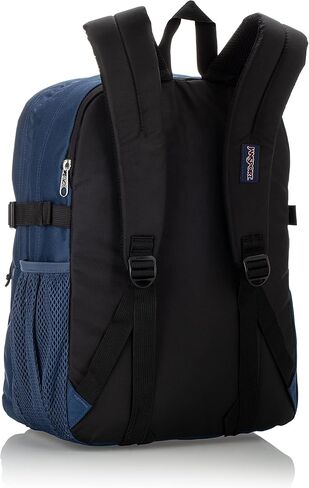 JanSport Main Campus Backpack - Travel or Work backpack w 15-Inch Laptop Sleeve and Dual Water Bottle Pockets, Black in Saudi Arabia
